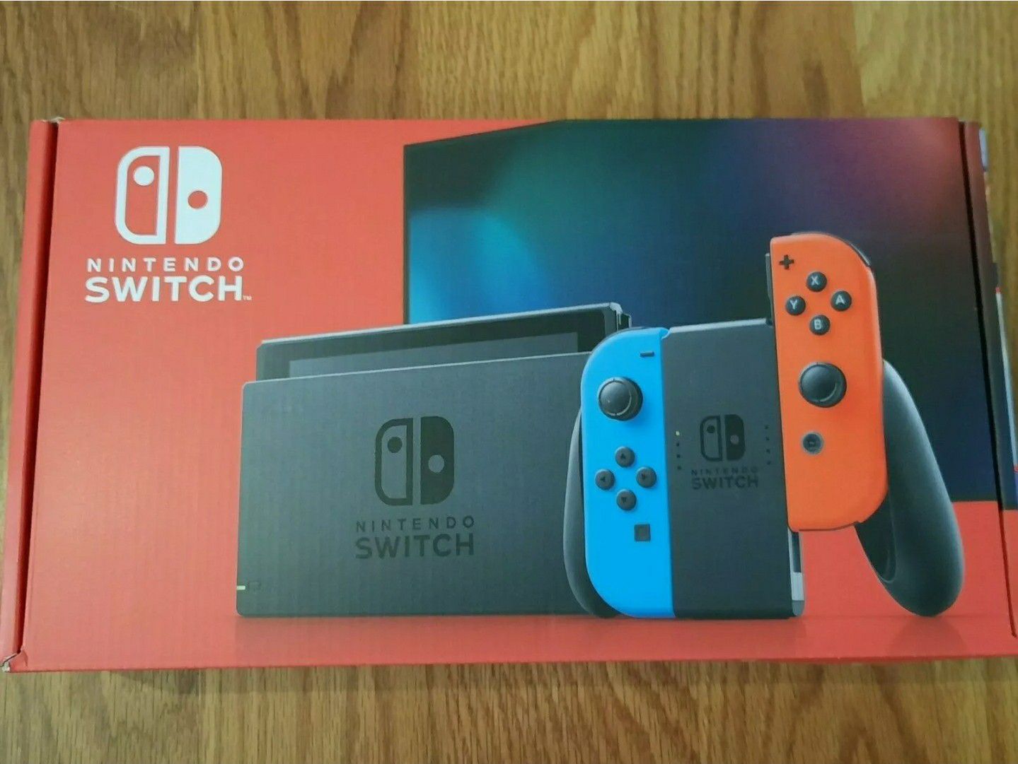 Brand new, sealed Nintendo Switch console V2 Red and Blue