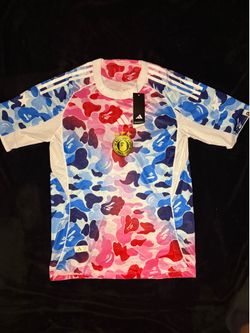 adidas x BAPE ABG Blue/Pink Camo jersey