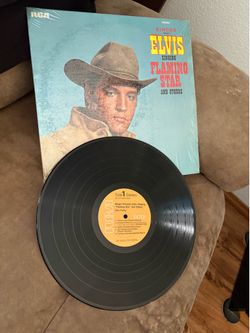 Elvis vinyl-Flaming Star