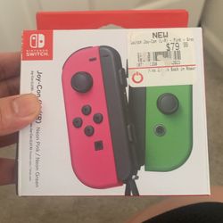 Joy Con Pink And Green