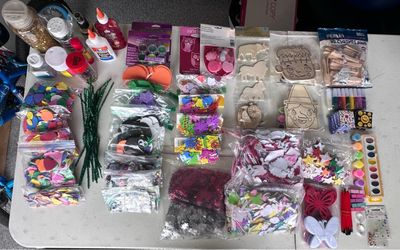 Large Kids Craft Supply Lot