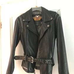 Woman’s Harley Davidson leather jacket