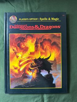 Vintage AD&D Player's Option: Spells & Magic Rulebook