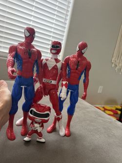 Spider-Man & Power Rangers Figure Lot – $25