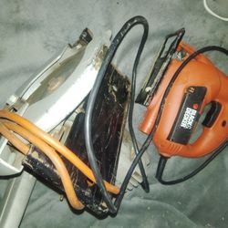 Tools Electric Hand Blade Saw And Jig Saw Black And Decker 