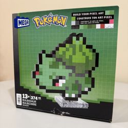 Mega Bloks Pokemon Pixel Art Bulbasaur Great Collectible Target Pallet Pull