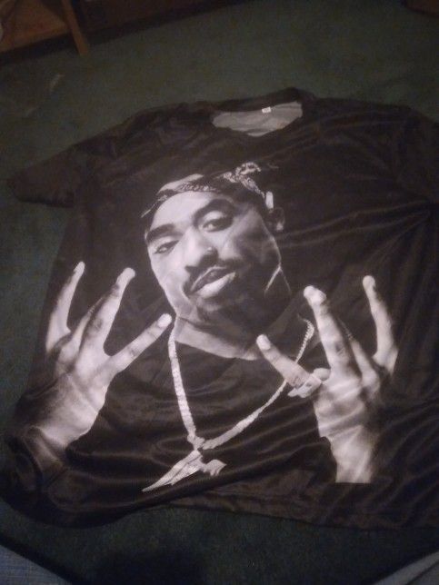 2pac T-Shirt 3XL Westside Image Both Sides