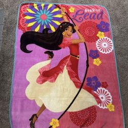 Girls Disney Princess Elena Of Avalon Throw Blanket Plush Fleece Born To Lead - Everett, Wa