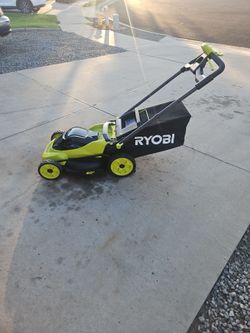 Never used electric mower