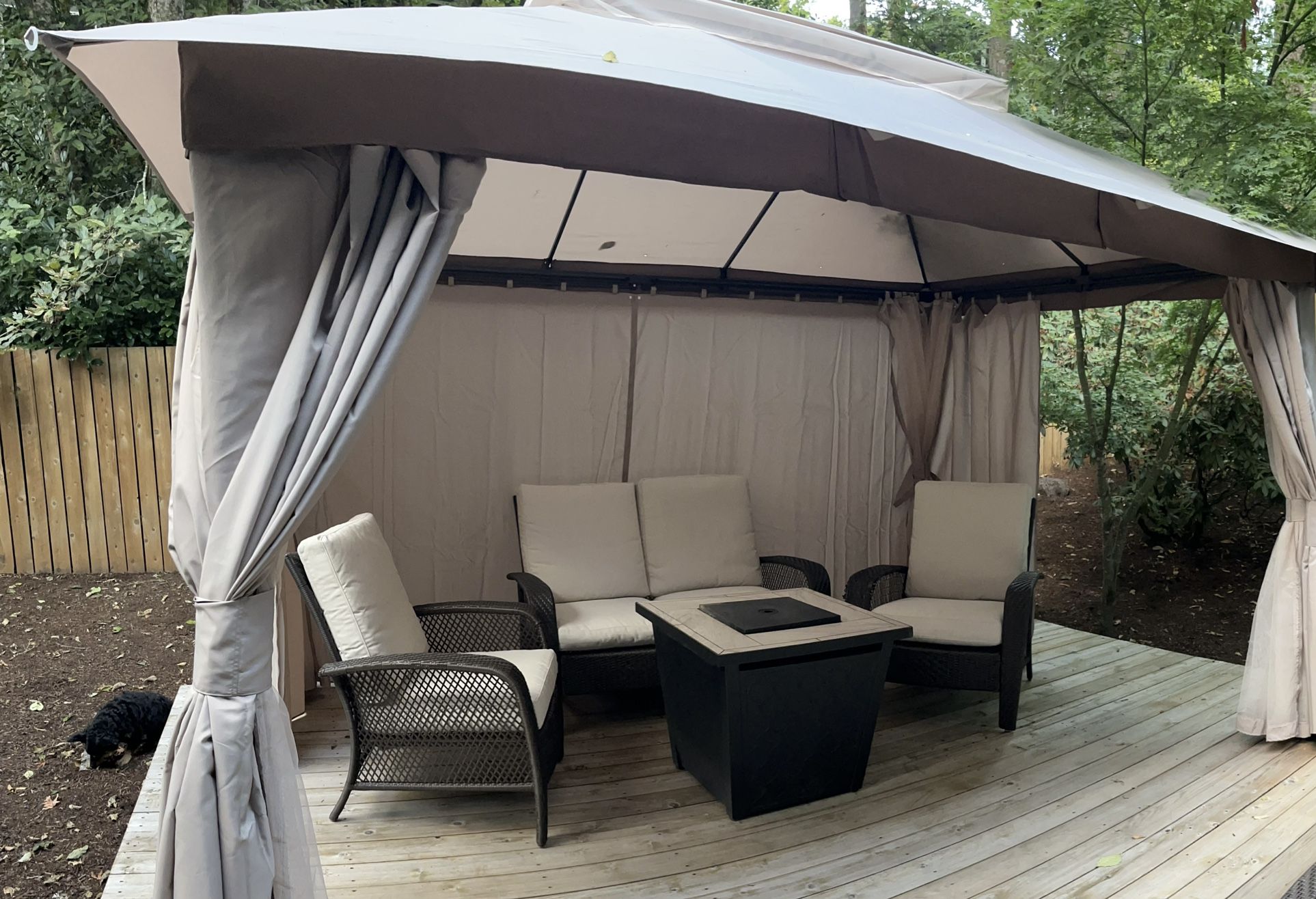 🌿 3-Piece Rattan Outdoor Furniture Set 