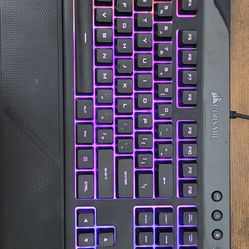 Corsair K55 wired gaming keyboard