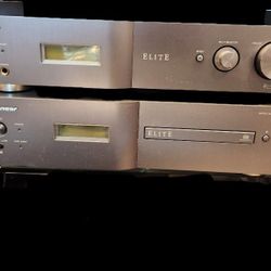 Pioneer Brand Elite Stereo Receiver And Super Audio CD Player