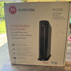 Modem Plus Router ( Motorola MG7550)
