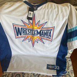 Mens New 2XL Wrestlemania 33 Jersey