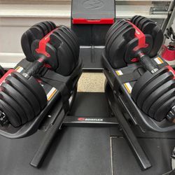 Bowflex Dumbbells 5-52.5lbs with stand