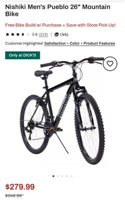 Nishiki mountain bike 26"
