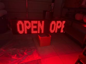 Programmable led sign
