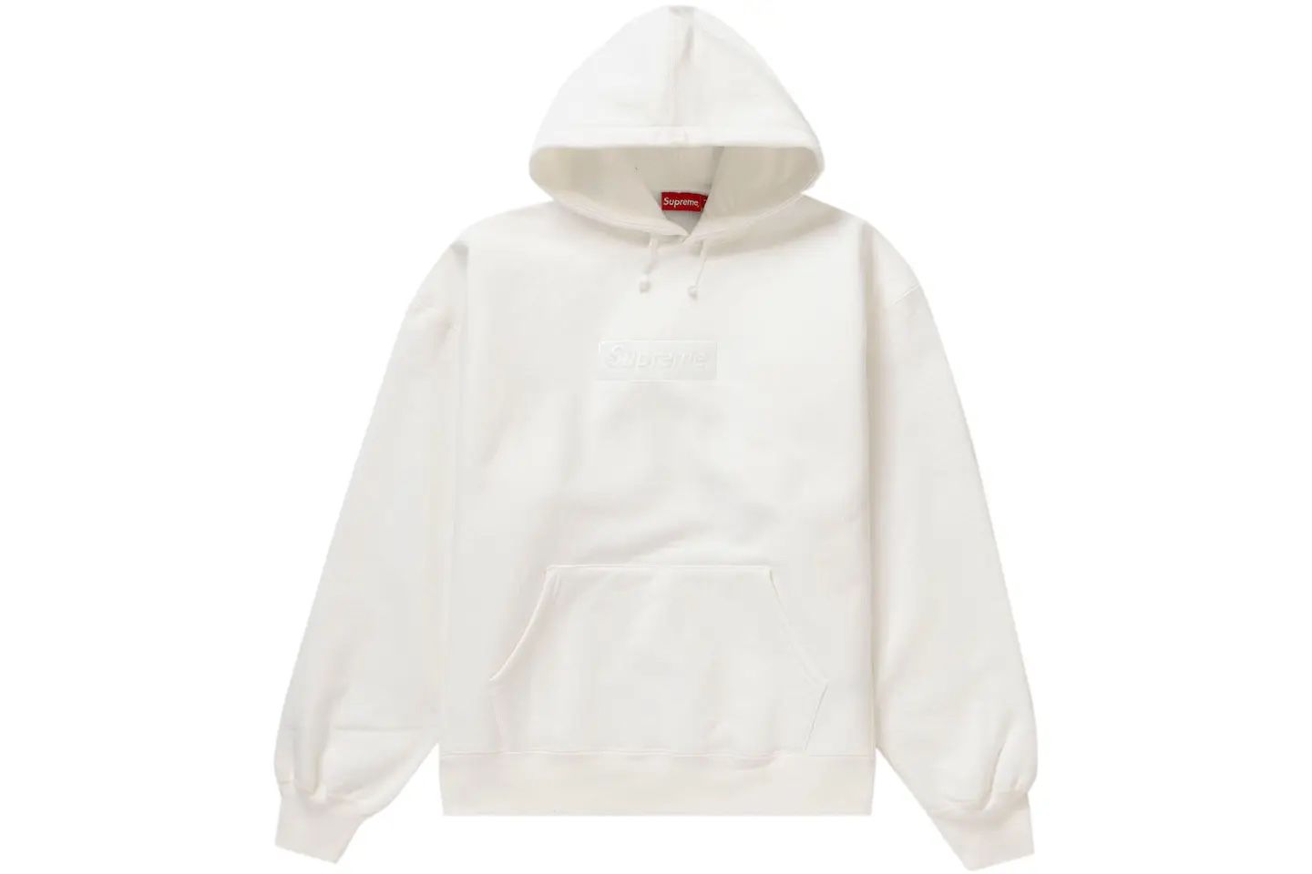 Supreme Box Logo Hooded Sweatshirt (FW23) White Size XXL
