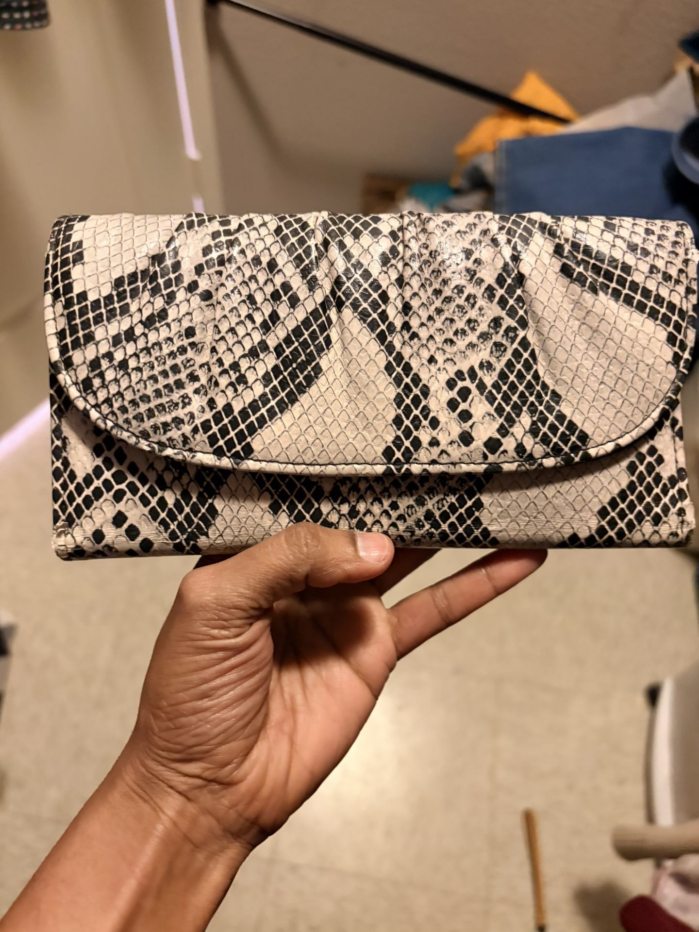Snake Print Wallet