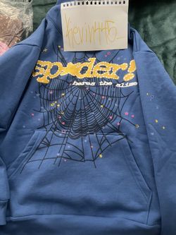 Spider Hoodie Tc Blue 