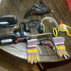 Bosch kids Toolset Working Just Needs New Batteries Good Condition 