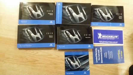 2010 Honda Accord EXL W.Nav V.6 Owner manual