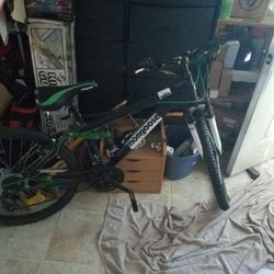 Newer Green And Black Mongoose Bike 