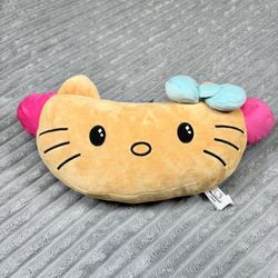 Hello Kitty Hot Dog Sandwich Plush Bun Toy Stuffed 9” Hotdog Sanrio 2024 Fiesta