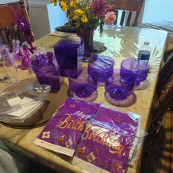 Purple Party Decorations,  