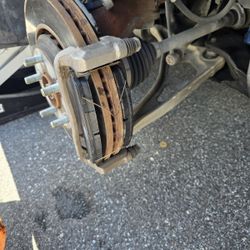 New brake pads and rotor with hardware kit!!