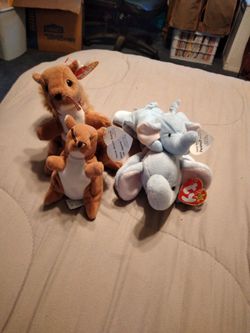 TY Beanie And Teenie Sets - Nuts And Peanut