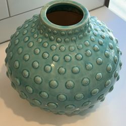 Turquoise Ceramic Glaze Pot