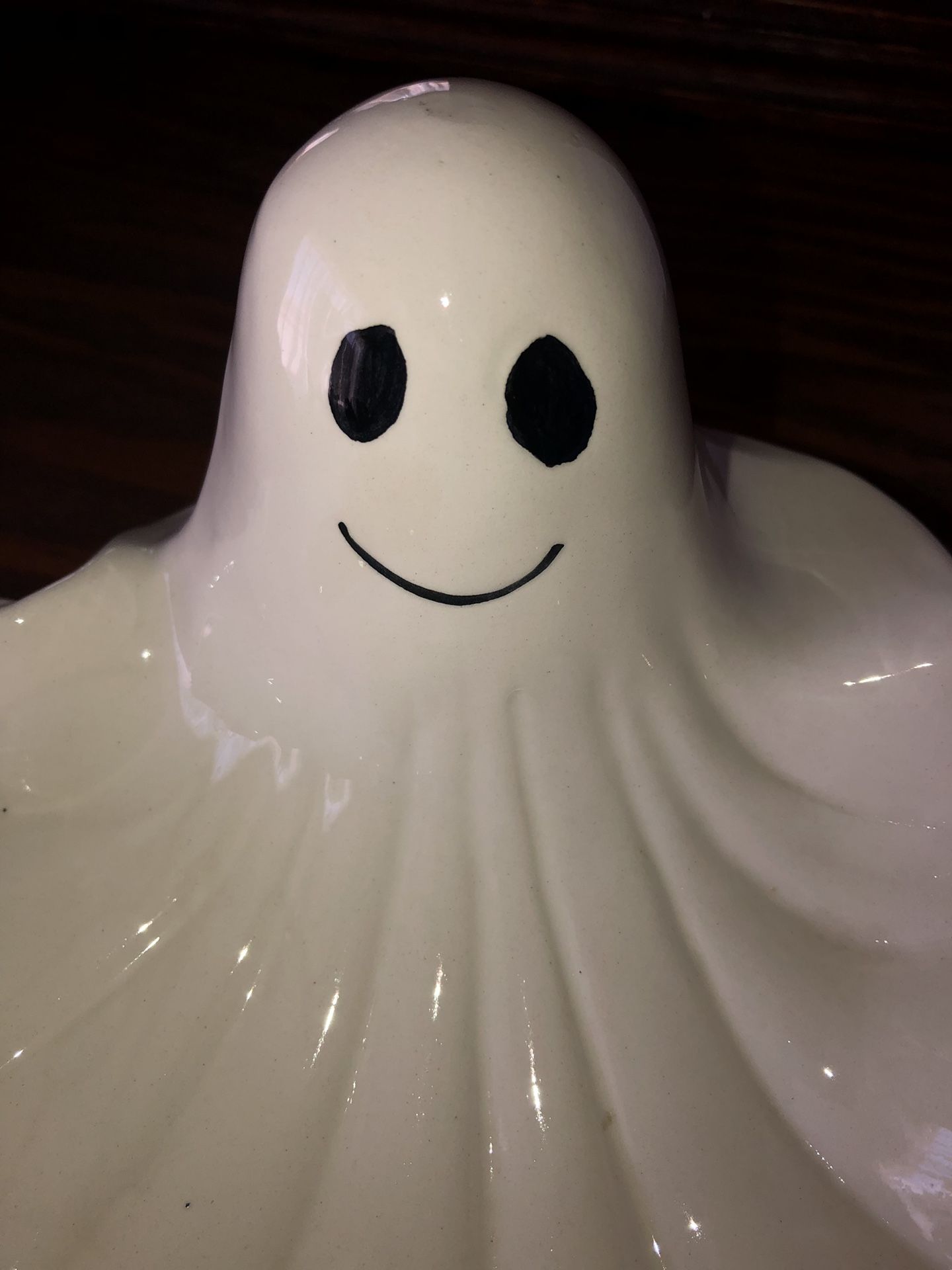 Very cute candy Halloween dish. Decoration.