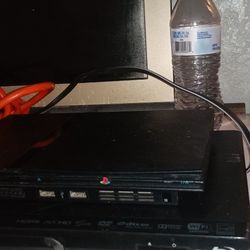 PS2 With Controllers And Cables 