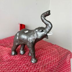 African Authentic  Leather Elephant 