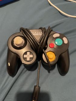 OEM Nintendo GameCube Controller – Black – Tested & Working
