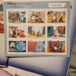 New Disney Cinderella 30c Stamp Sheet
