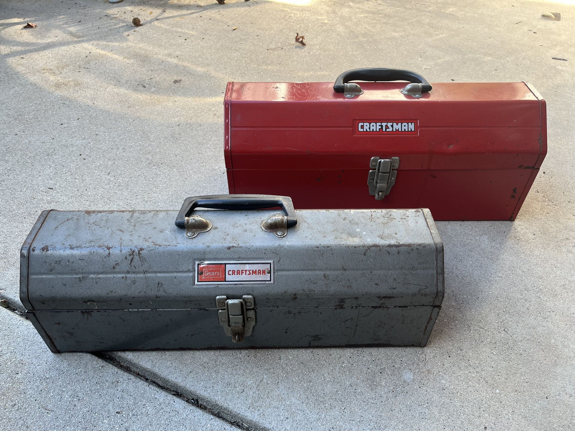 Vintage Craftsman Tombstone Tool Boxes