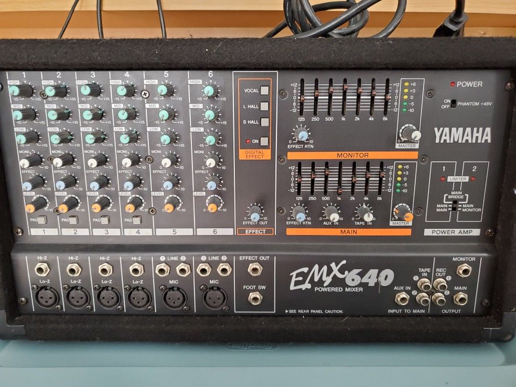Yamaha EMX640 Powered Mixer for Sale in Union Park, FL OfferUp
