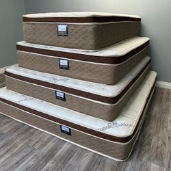 Queen Organic Cloud Edition Europillow Top 12inch Matres!!