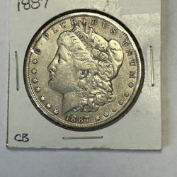 1887 Morgan Silver Dollar