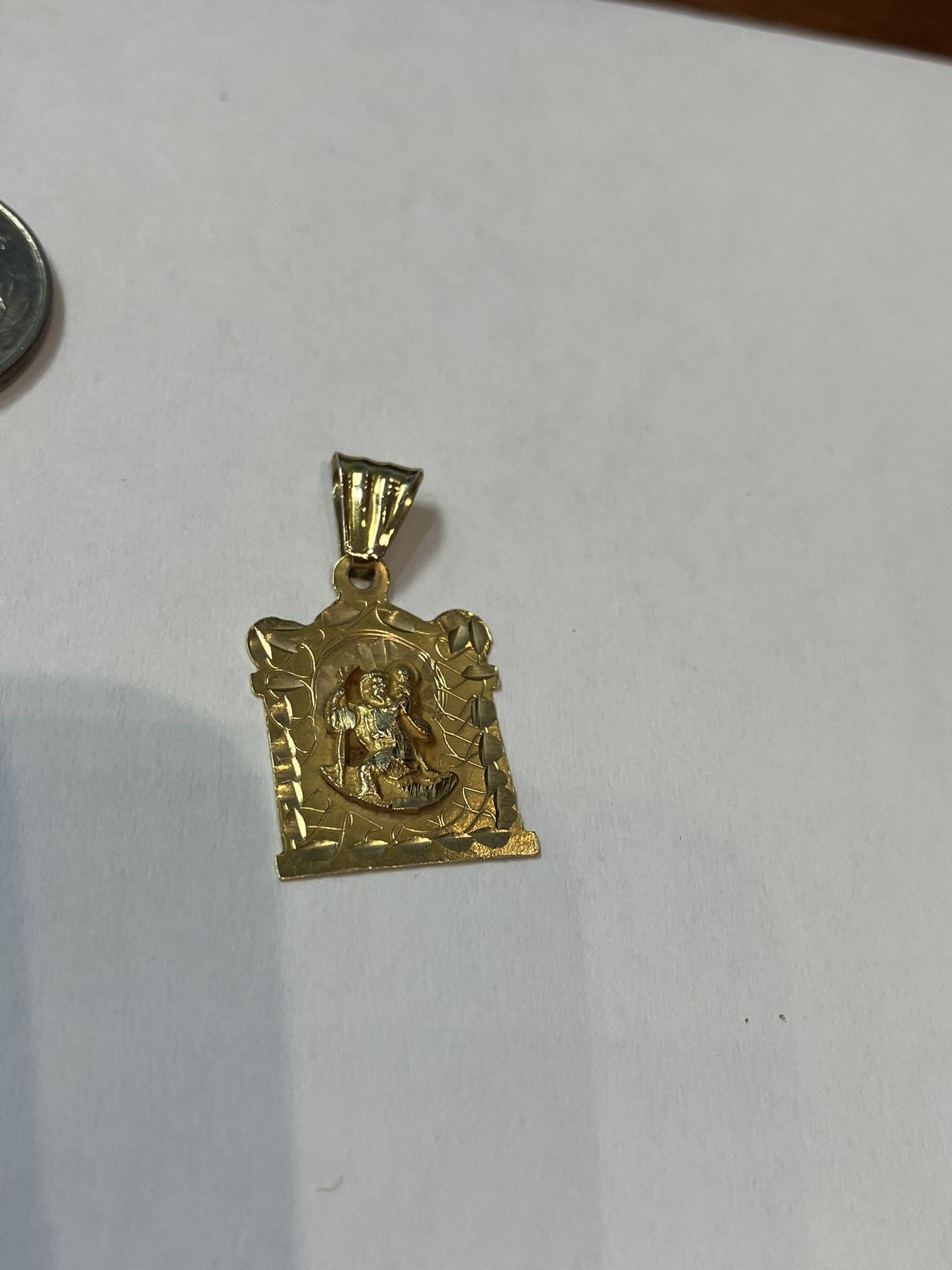 14k Gold Pendant #109794-4 MJ