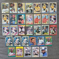 Dave Parker Rookie Lot of 32 Total Baseball Cards HIGH GRADE HOF Pittsburgh Pirates 
