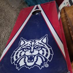 University Of Arizona Cornhole Toss Solid Wood Boards