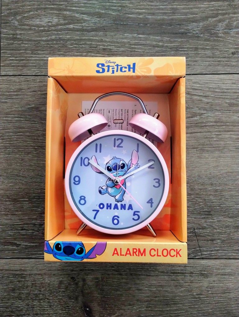 NEW Disney Limited Edition Stitch Bell Alarm Clock
