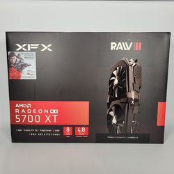 XFX AMD Radeon RX 5700 XT 8GB Raw II Graphics Card, Black 