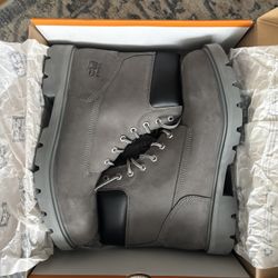 New W/box Timberland Pro Grey Boots Sz: 13