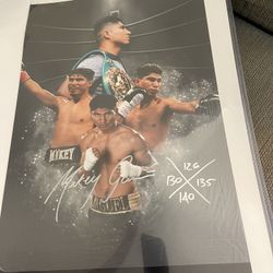 Mickey Garcia Boxer 11x14 autograph Photo