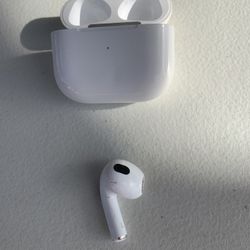 3rd Generation Apple AirPods Charging Case With Left Earbud Only