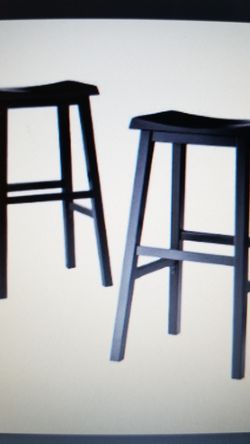 Trenton saddle 29" barstool black